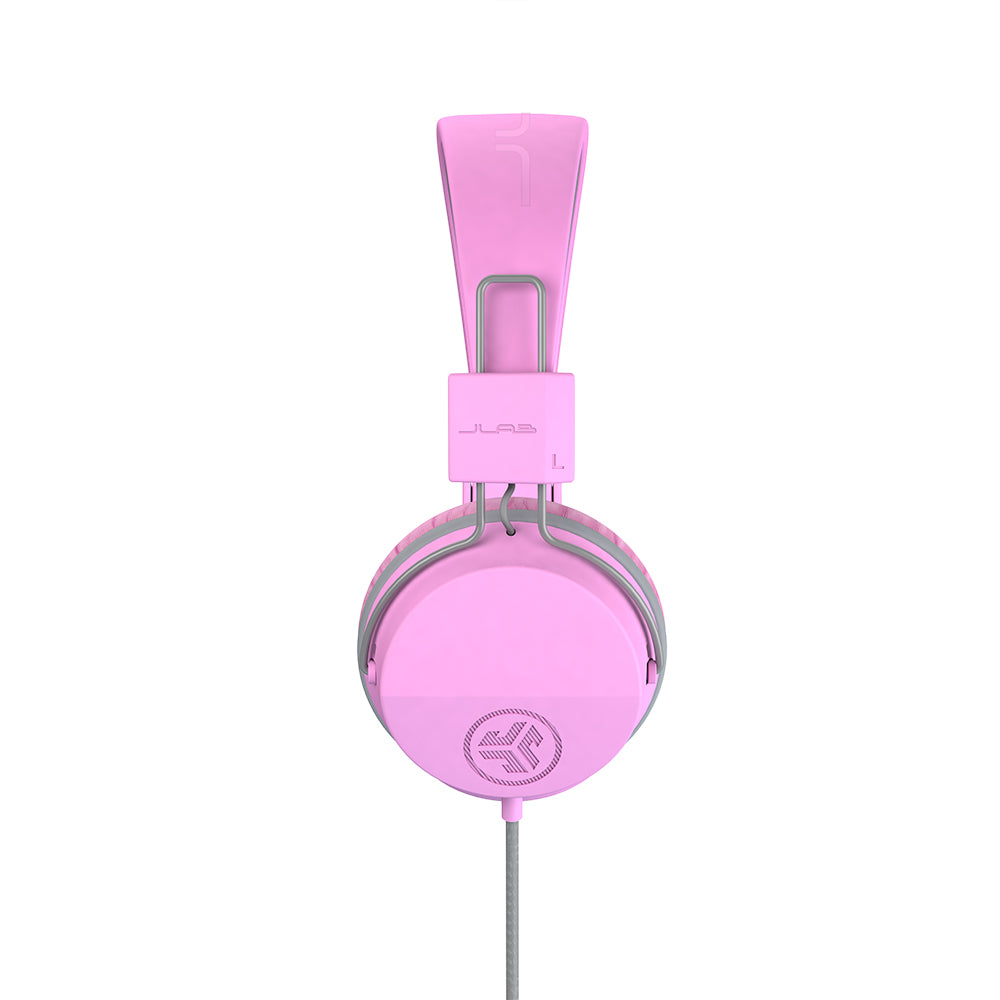 JBuddies Studio On-Ear Kids Headphones Pink/ Gray