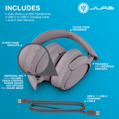 JBuds Lux ANC Over-Ear Headphones