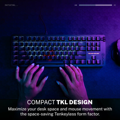 Midnight TKL Wired Mechanical Gaming Keyboard Black
