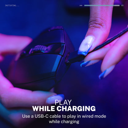 Midnight Wireless Gaming Mouse Black
