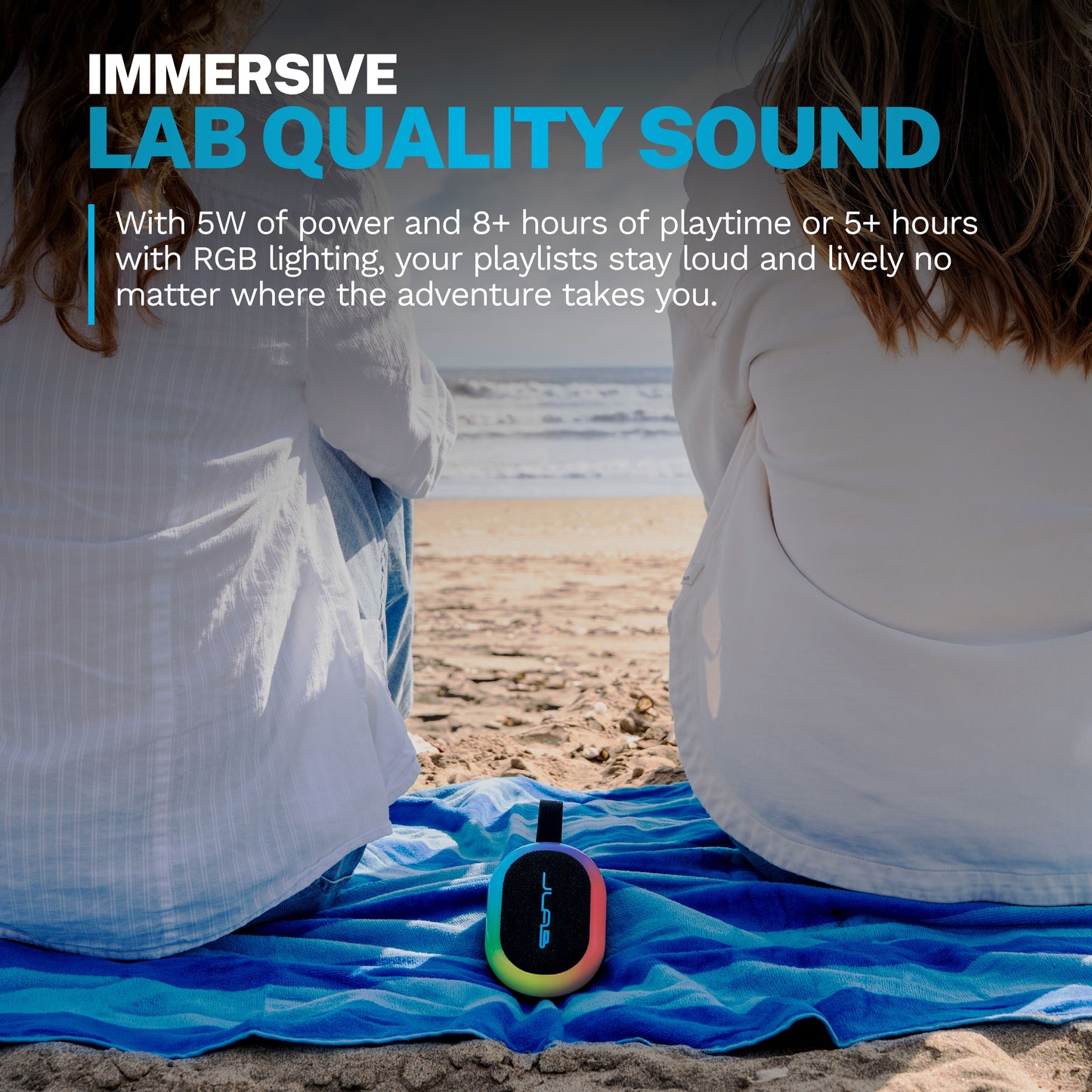 JLab Pop Party Ultra-Portable Bluetooth Speaker