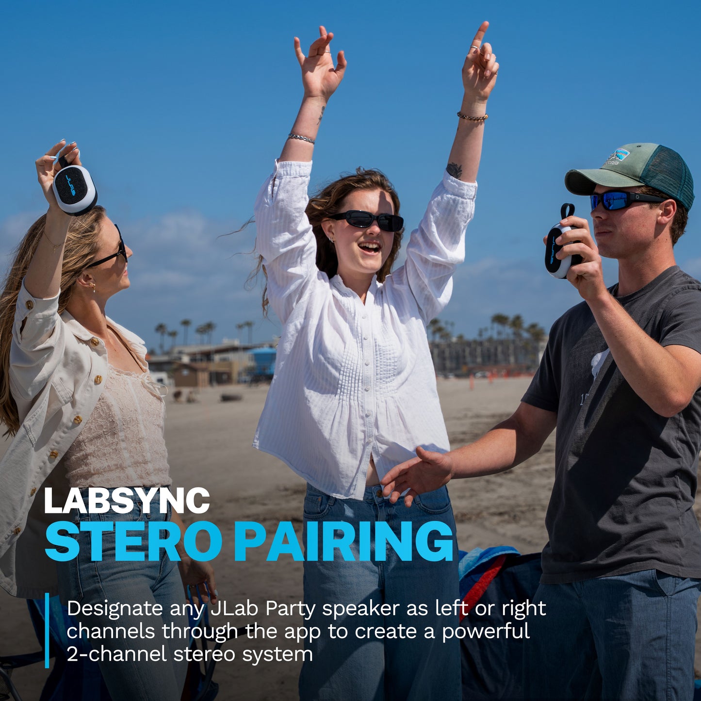 JLab Pop Party Ultra-Portable Bluetooth Speaker