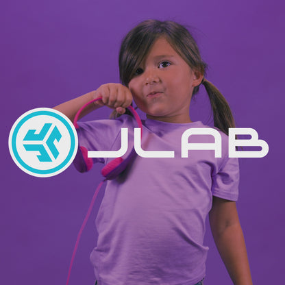 JBuddies Pop Wired Kids Headphones Pink