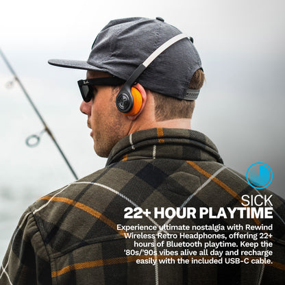 Rewind Wireless Retro Headphones