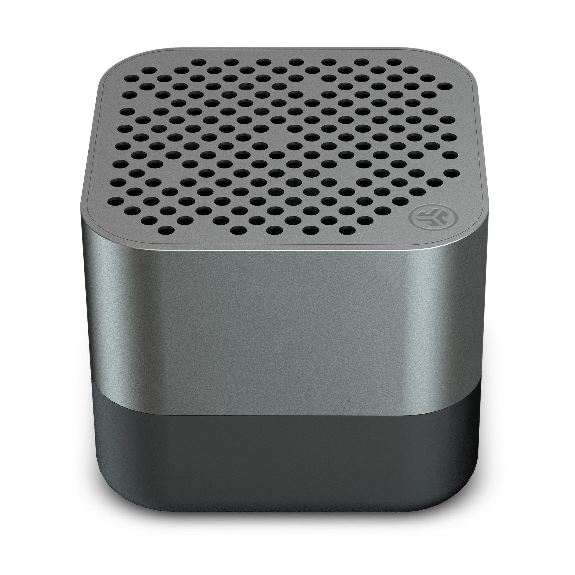 Gunmetal Crasher Micro Bluetooth Speaker Front Top-Down View