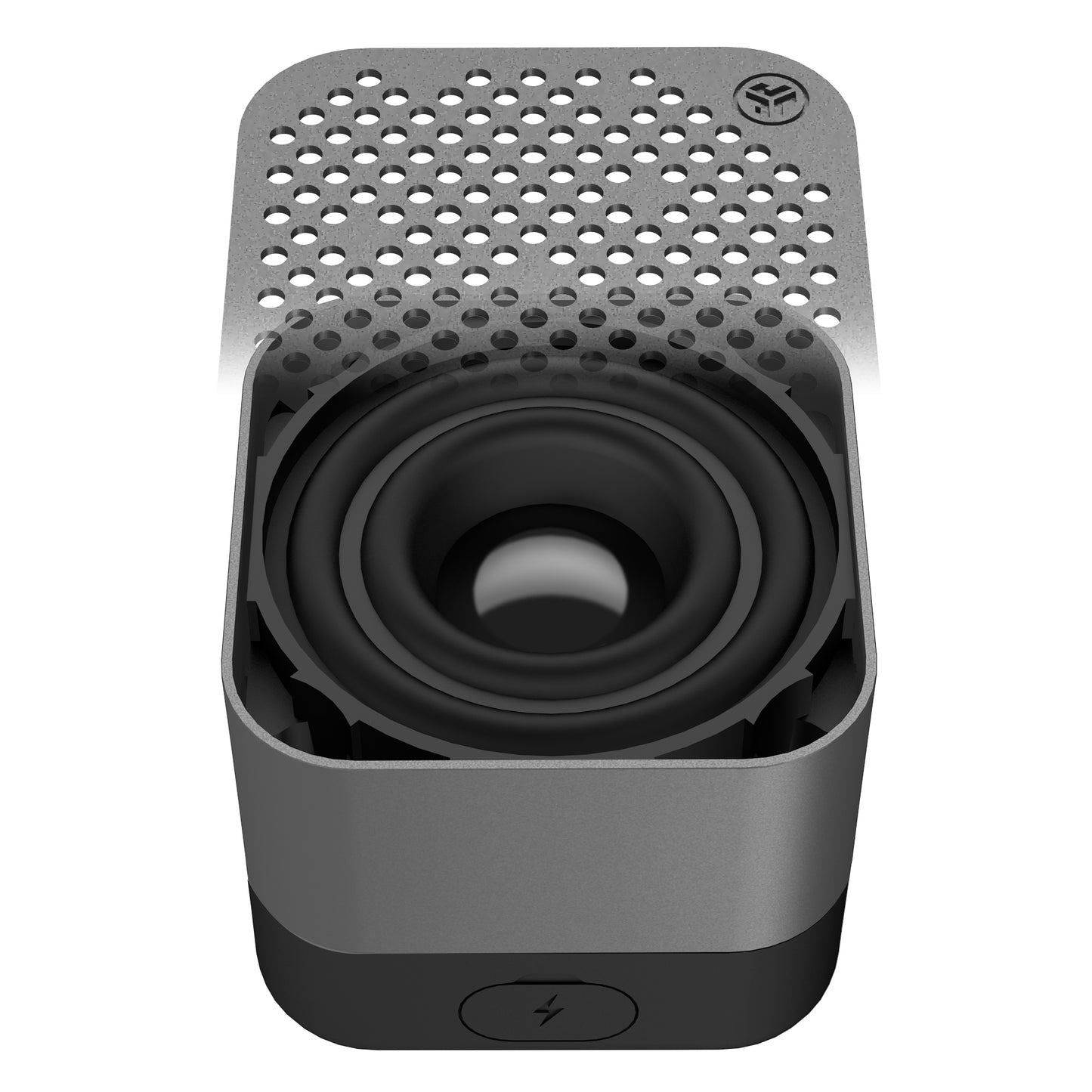 Gunmetal Crasher Micro Bluetooth Speaker Inside View