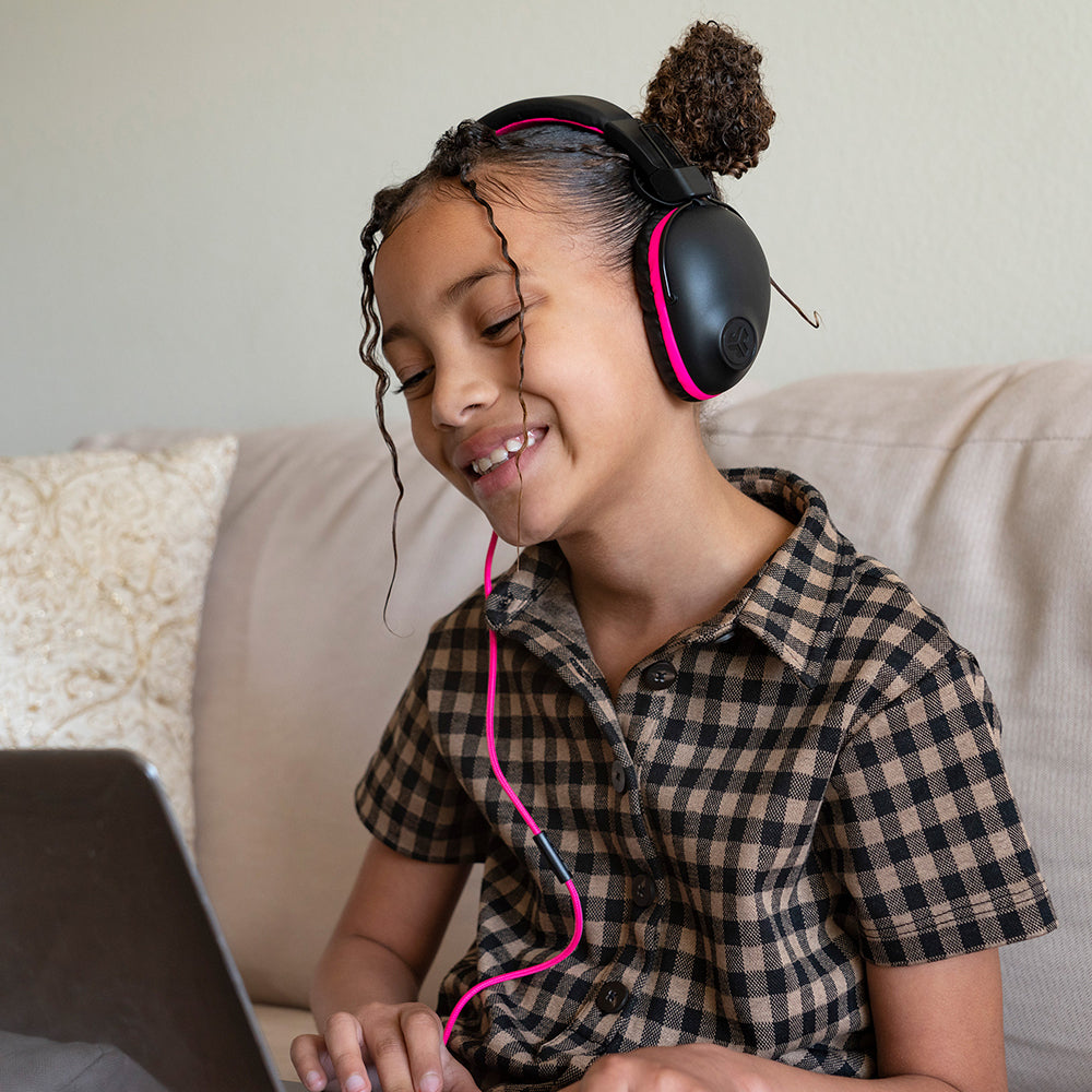 JBuddies Pro Wired Over-Ear Kids Headphone Pink