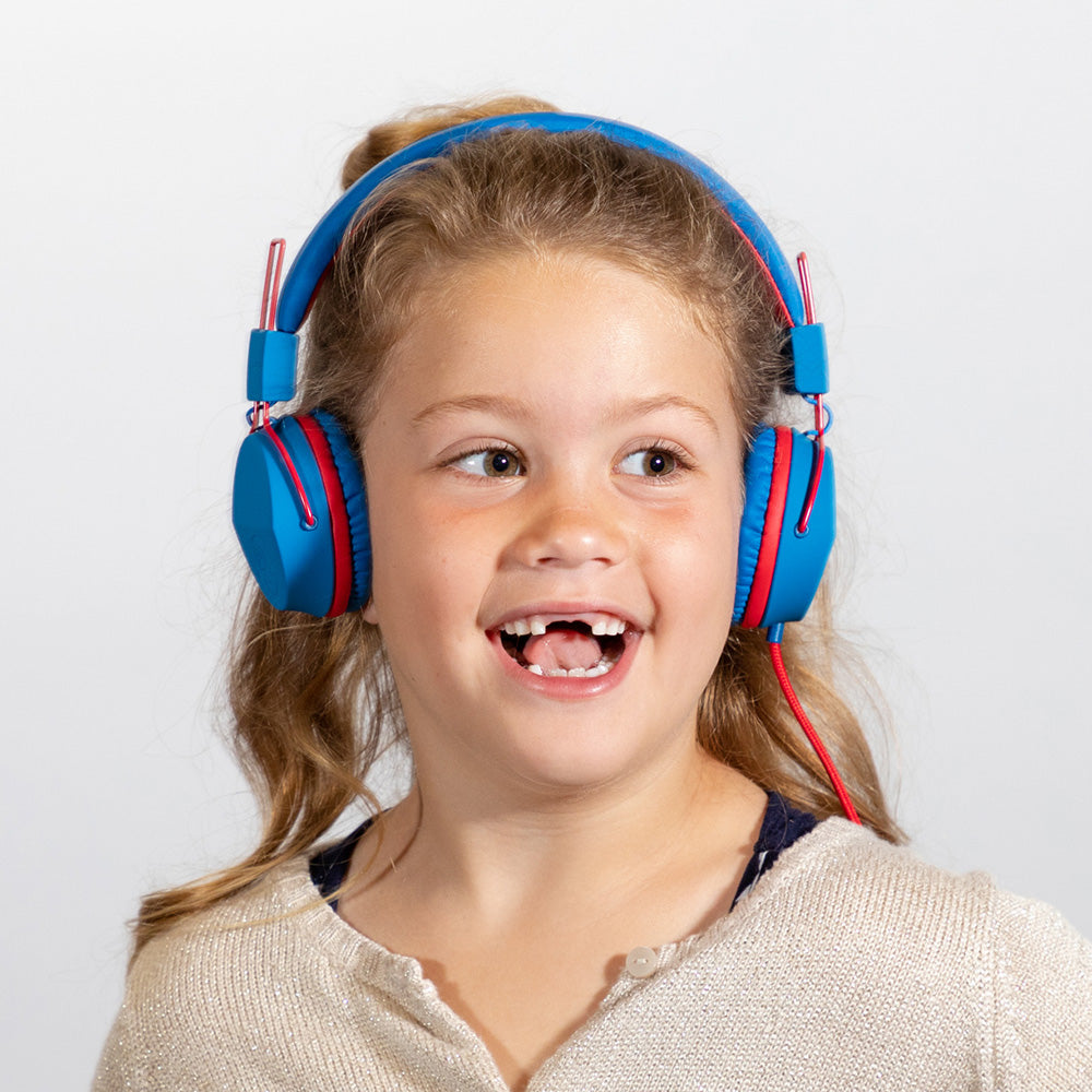 JBuddies Studio On-Ear Kids Headphones Blue / Pink