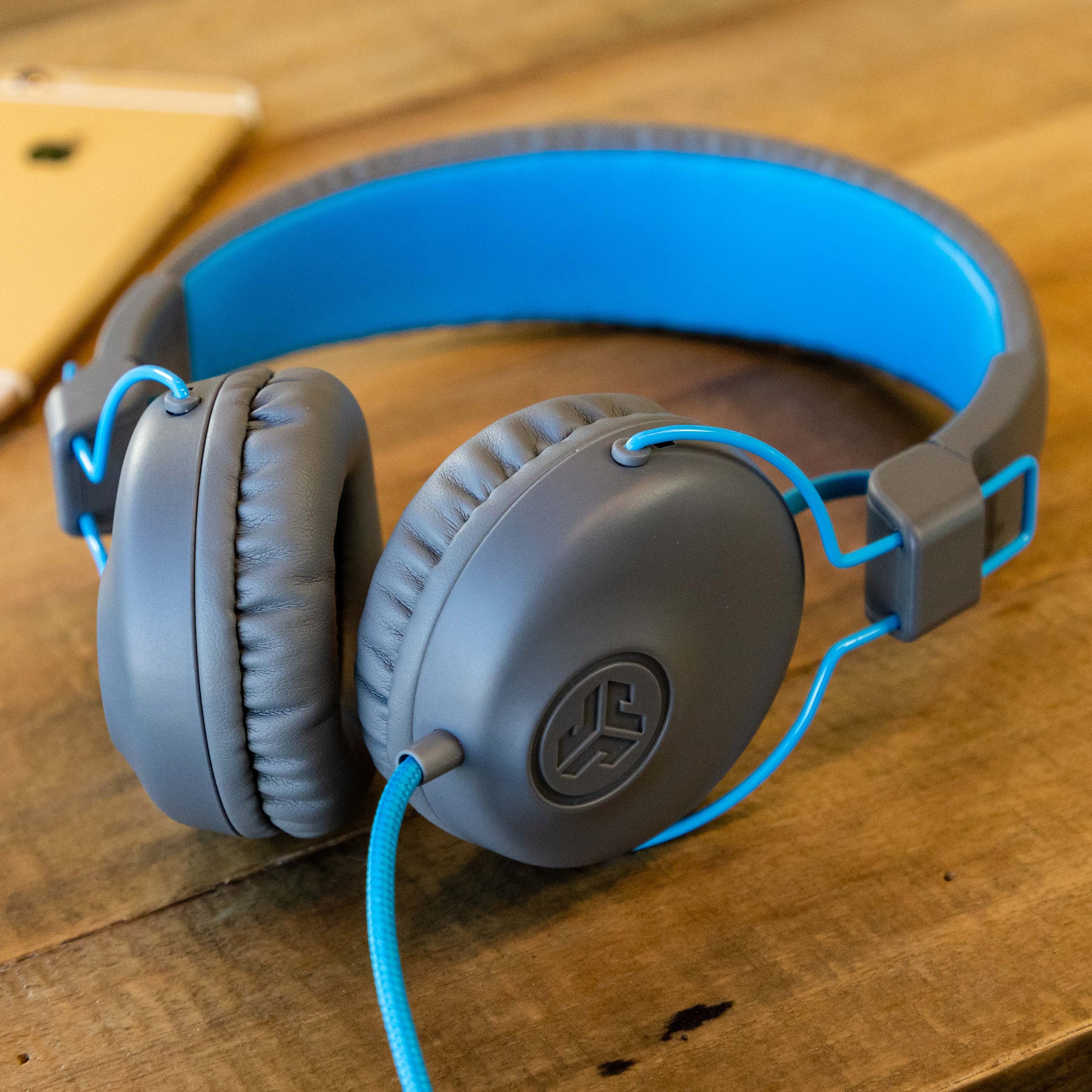 JLab Studio On-Ear Headphones Graphite / Blue