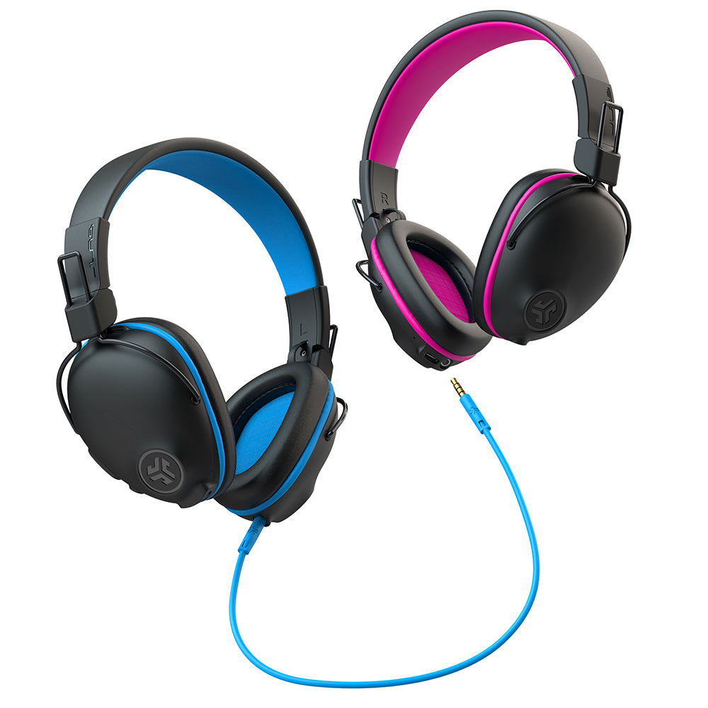 JBuddies Pro Wireless Over-Ear Kids Headphones Pink