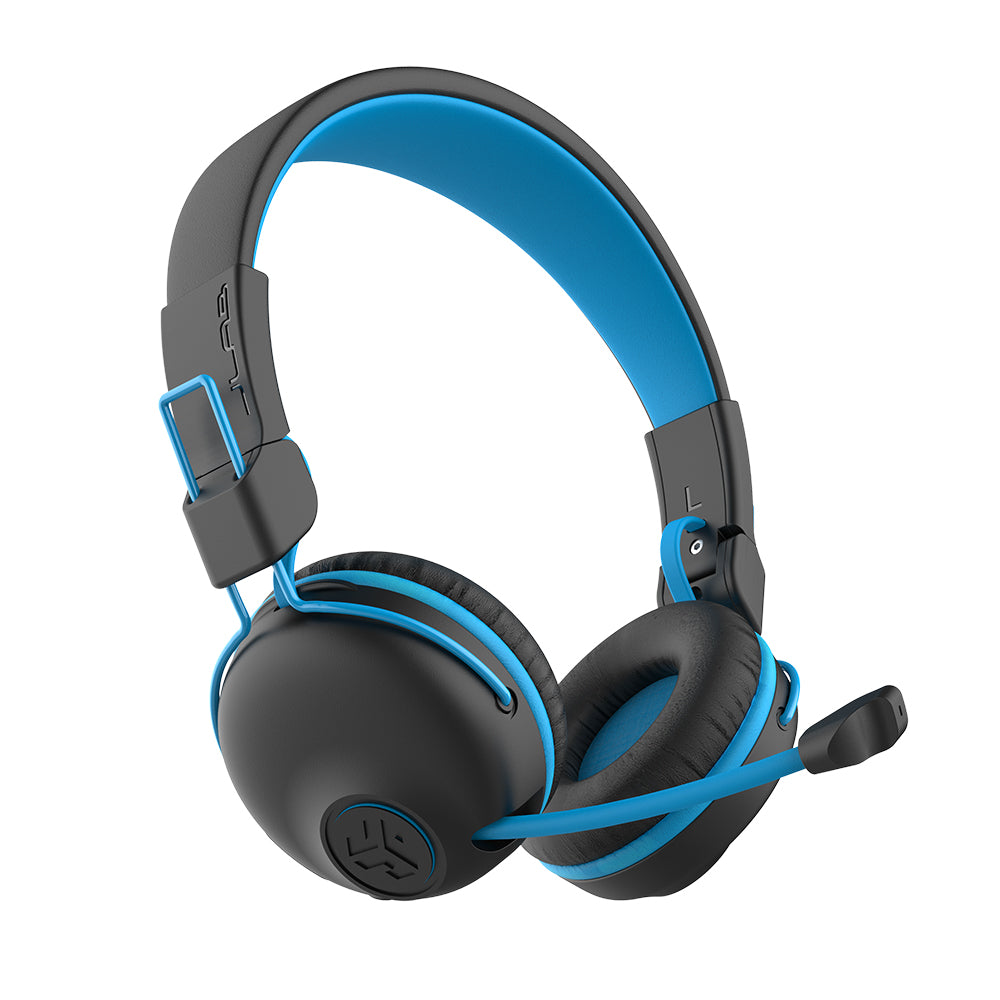 Blue headphones with mic 2025