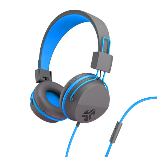 JBuddies Studio On-Ear Kids Headphones Graphite / Blue