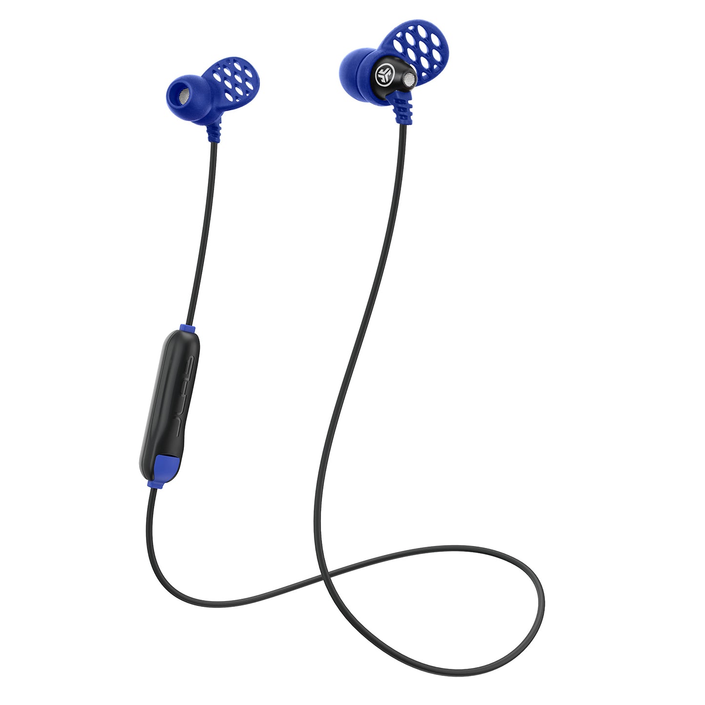 Metal Wireless Rugged Earbuds Black / Blue