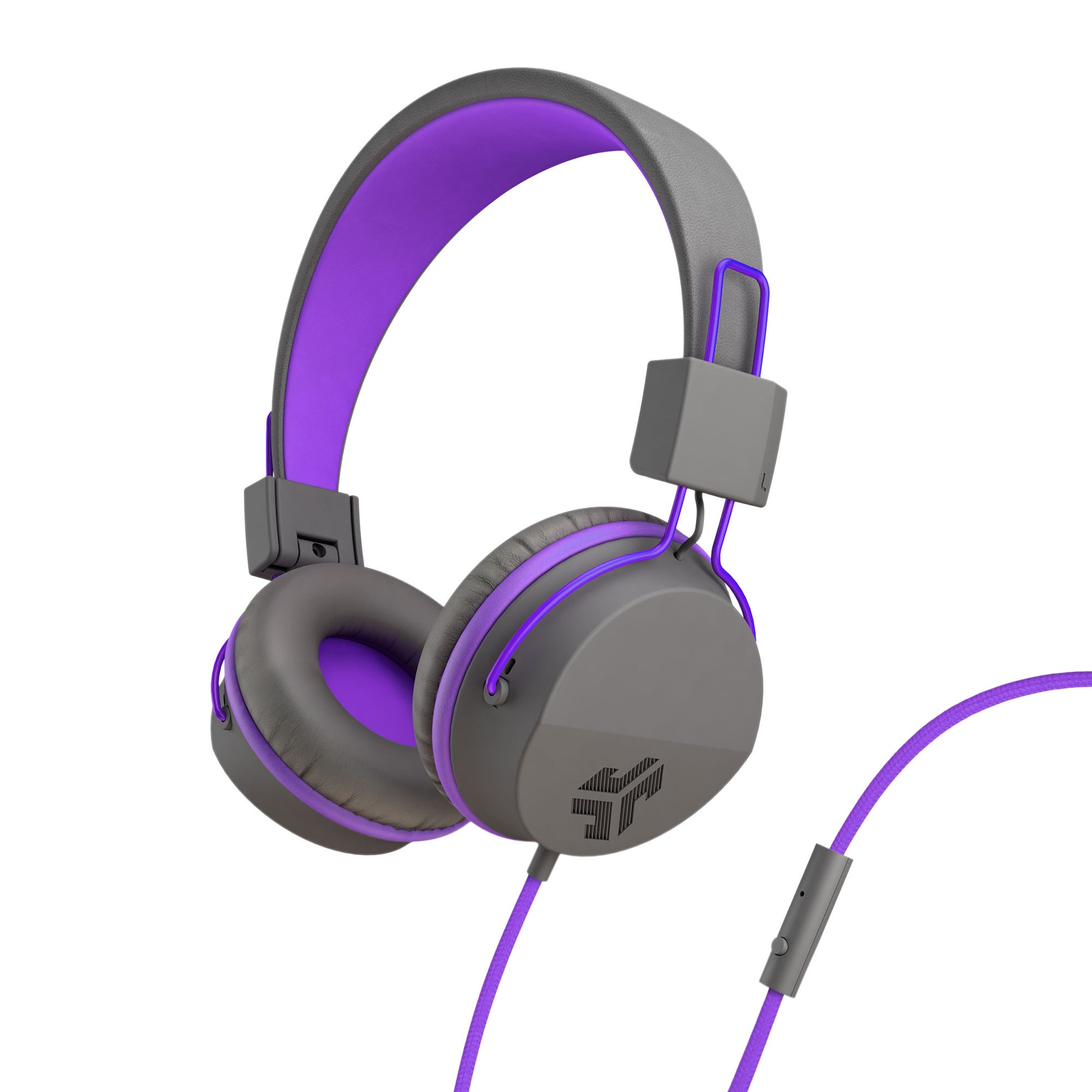 JBuddies Studio On-Ear Kids Headphones Graphite / Violet| 23204594631
