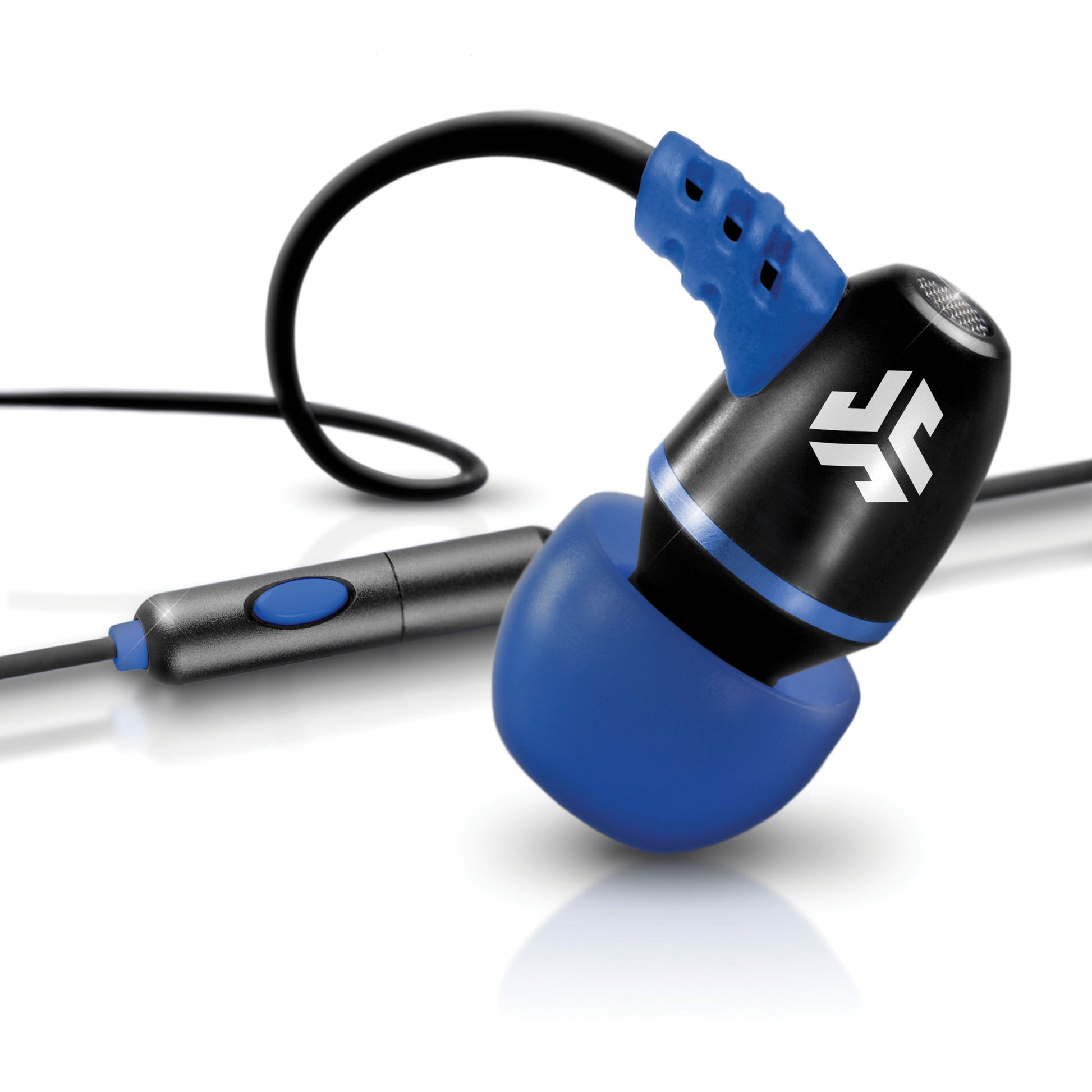 Metal Earbuds Black/Blue