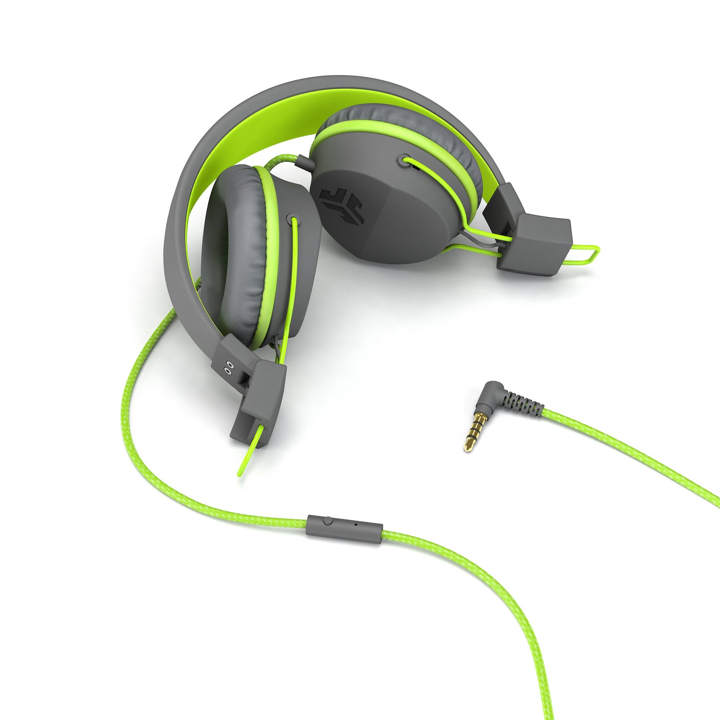 Neon On-Ear Headphones Graphite / Lime